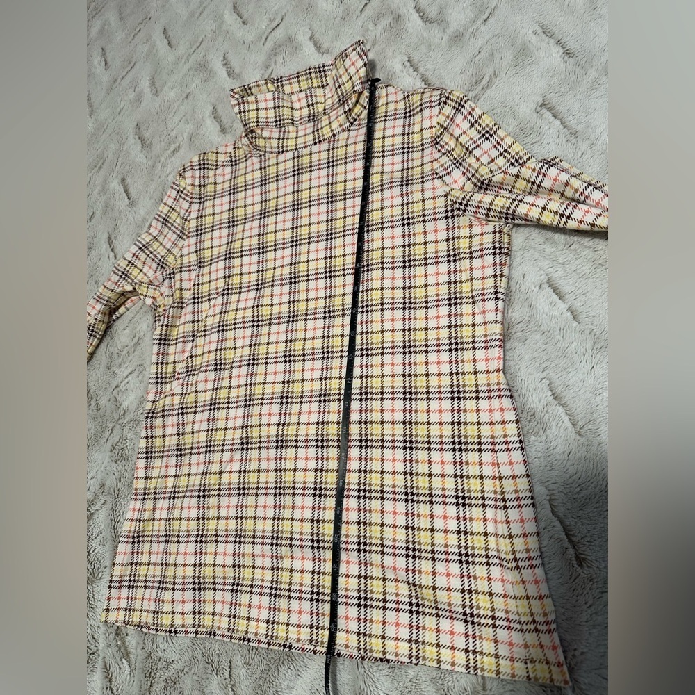 Talbots The Talbots Tee Plaid Turtleneck Sweater Medium Petite - Picture 6 of 8